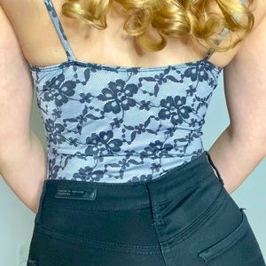 ONZIE Lace Print Body Suit